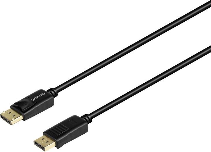 Actual product image Savio CL-206 DisplayPort-Kabel 3 m Schwarz (3 m)