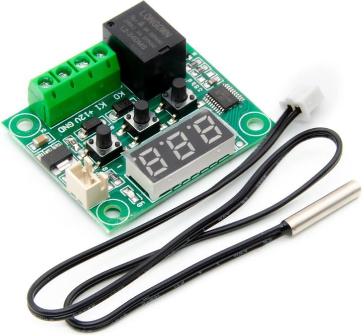 Produktbild Purecrea W1209 24V Temperaturregler mit Relais Schaltung