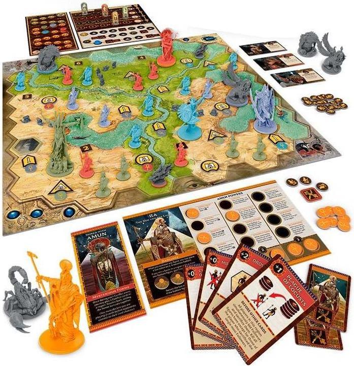 Productafbeelding Asmodée CMND0149 - Ankh - Bordspel, 2-5 spelers, leeftijd 12+ (NL editie) (Duits)
