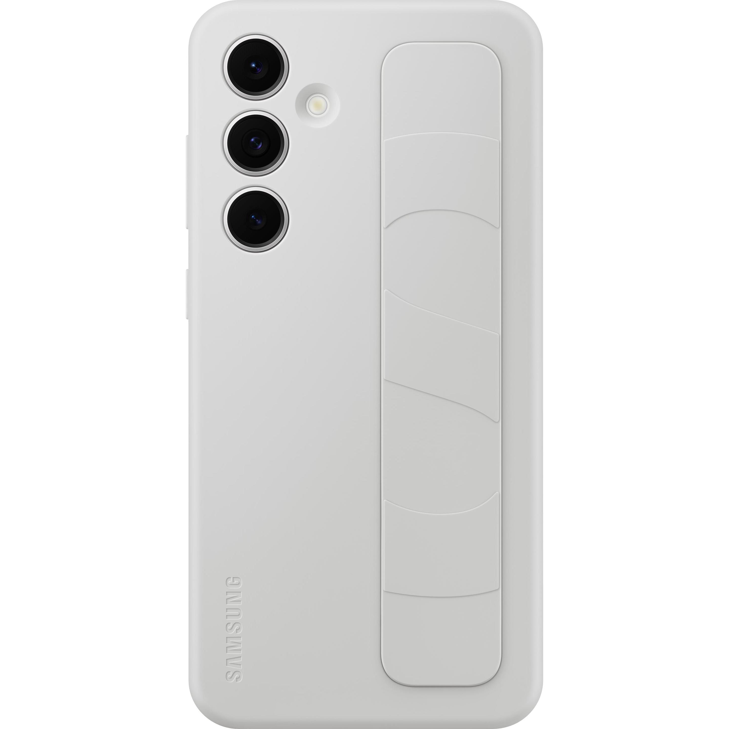 Samsung Standing Grip Case (Samsung Galaxy S24 FE), Smartphone Hülle, Grau