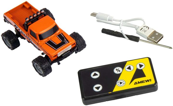 Produktbild Amewi Monster Truck Die Cast 1:64 RTR, Orange, Altersempfehlung