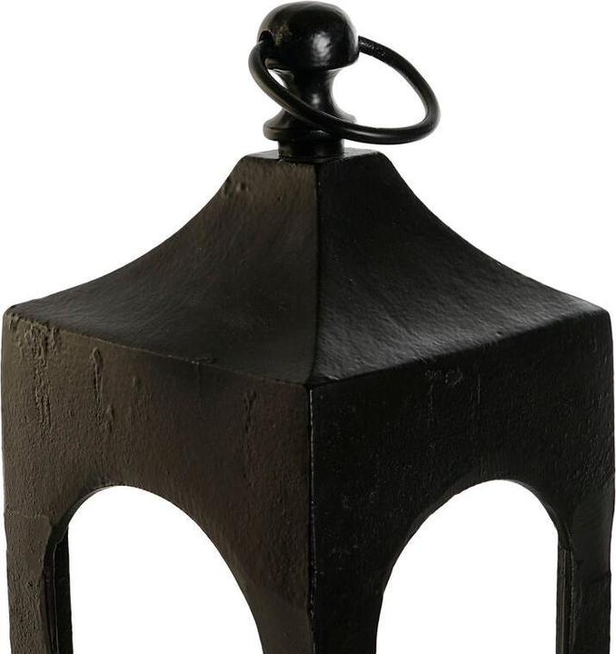 Produktbild DKD Home Decor Laterne Schwarz Aluminium Kristall 16 x 16 x 55 cm