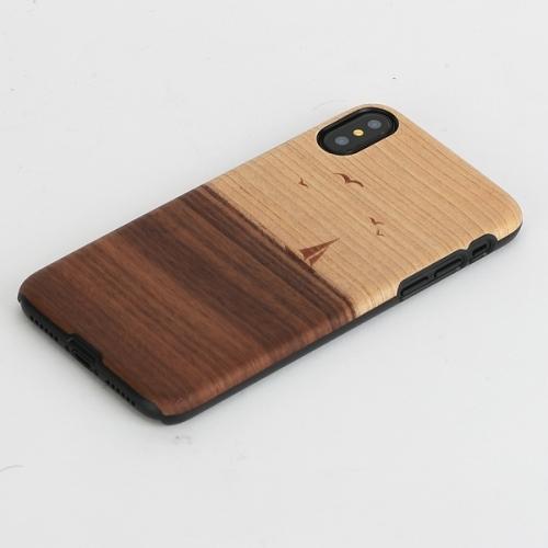 Actual product image Man&Wood SmartPhone case iPhone X/XS mare black (Apple iPhone X, Apple iPhone XS)