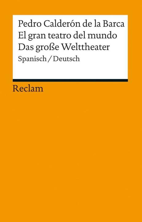 Produktbild El gran teatro del mundo / Das grosse Welttheater (Deutsch, Pedro Calderón de la Barca, 2012)