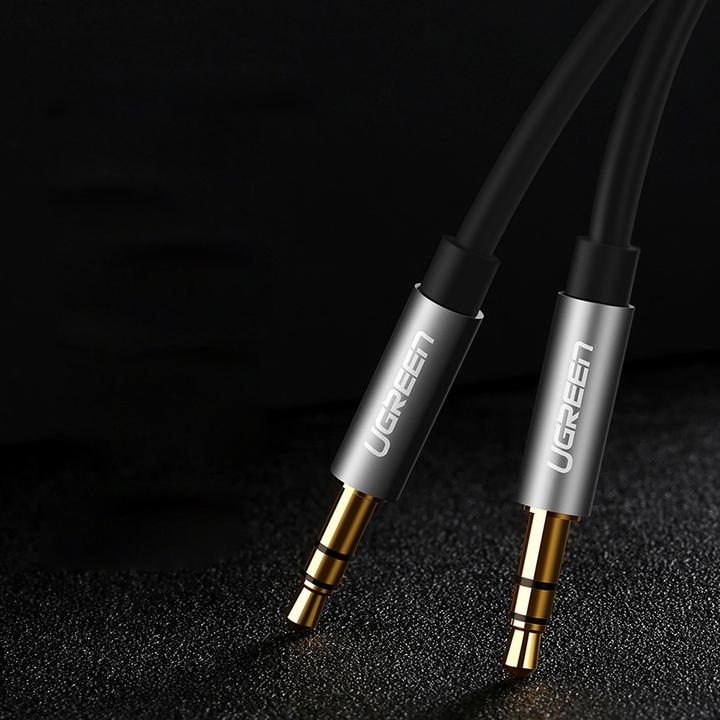 Produktbild Ugreen AV119 Jack cable 3.5mm AUX 3m (black) (3 m, 3.5mm Klinke (AUX))