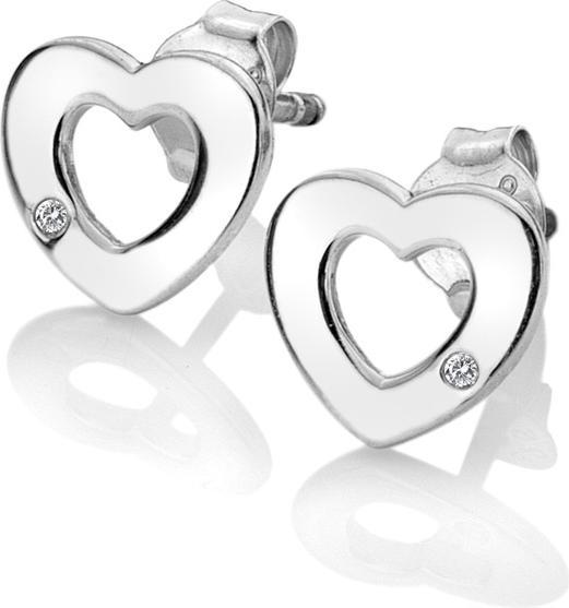 Immagine prodotto Hot Diamonds Orecchini a cuore con amuleto di diamanti (Argento 925)