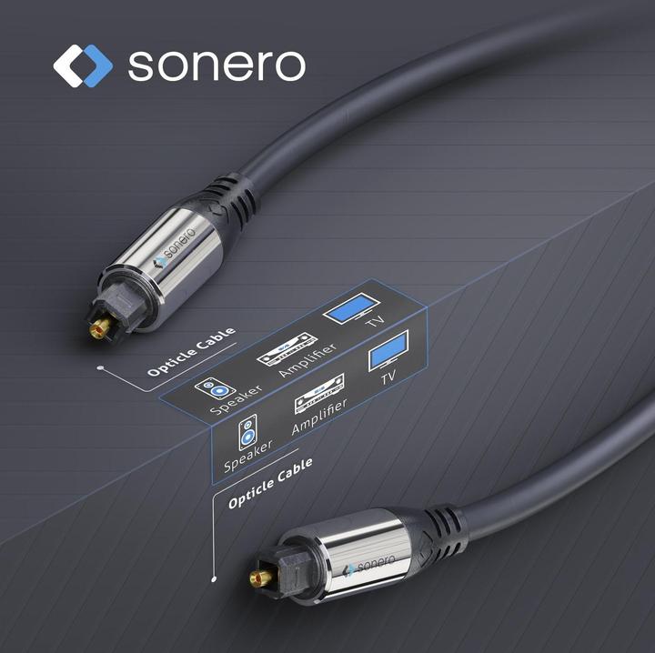 Produktbild Purelink sonero Optisches Audio Kabel 0,50m (0.50 m, TOSLINK)