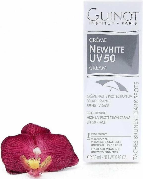 Actual product image Guinot Newhite Brightening UV Shield SPF50 30ml (Sun cream face, SPF 50+, 30 ml, 30 g)
