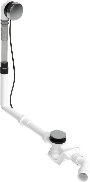 Actual product image Duravit QUADROVAL waste/overflow fitting chrome (Overflow set, 1/2")