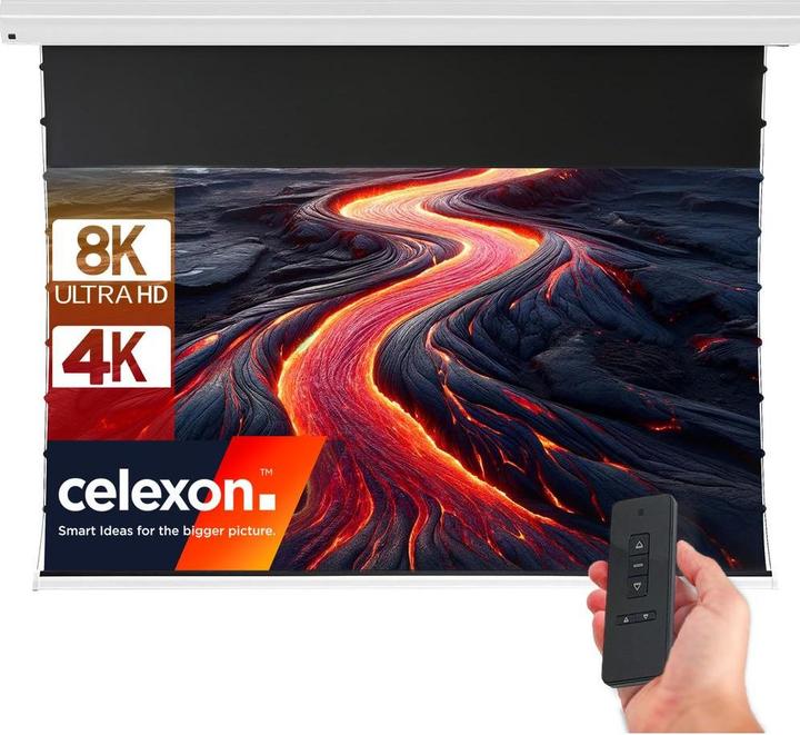 Actual product image Celexon Screen Motor HomeCinema Plus Tension - CLR UST, 110" white (110", 16:9)