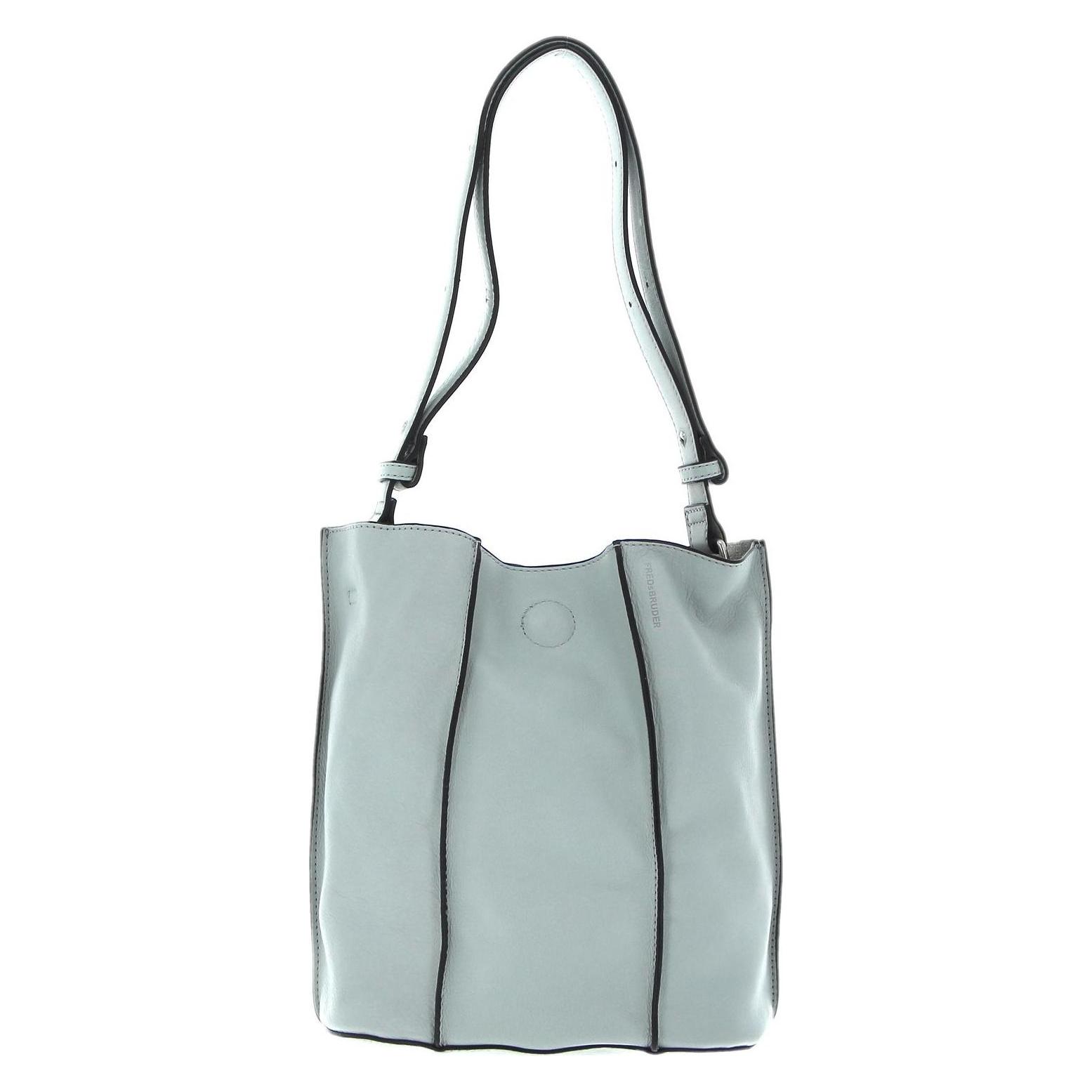 FredsBruder, Damen, Handtasche, Fb Midi Bucket, Blau