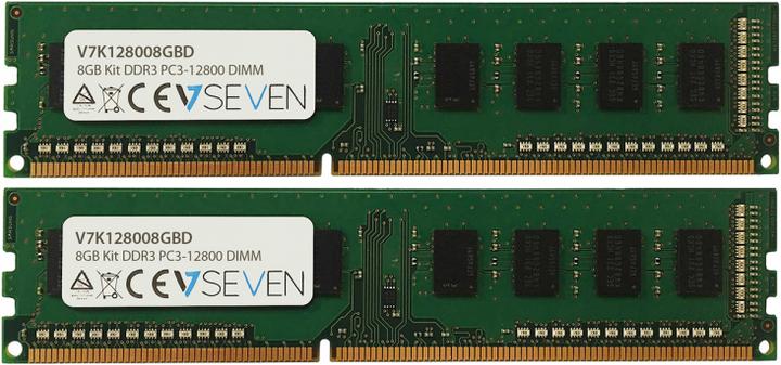 Produktbild V7 V7K128008GBD (2 x 4GB, 1600 MHz, DDR3-RAM, DIMM)