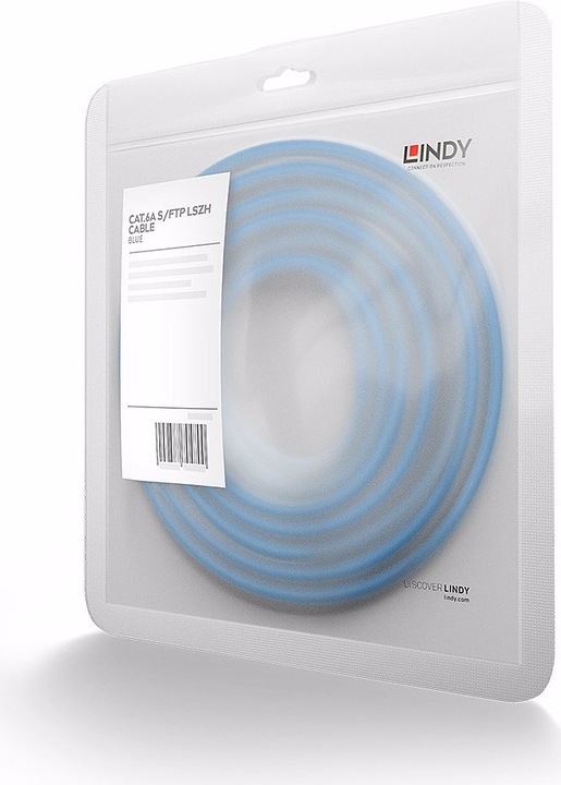 Image du produit Lindy Câble de réseau (S/FTP, CAT6a, 0.30 m)