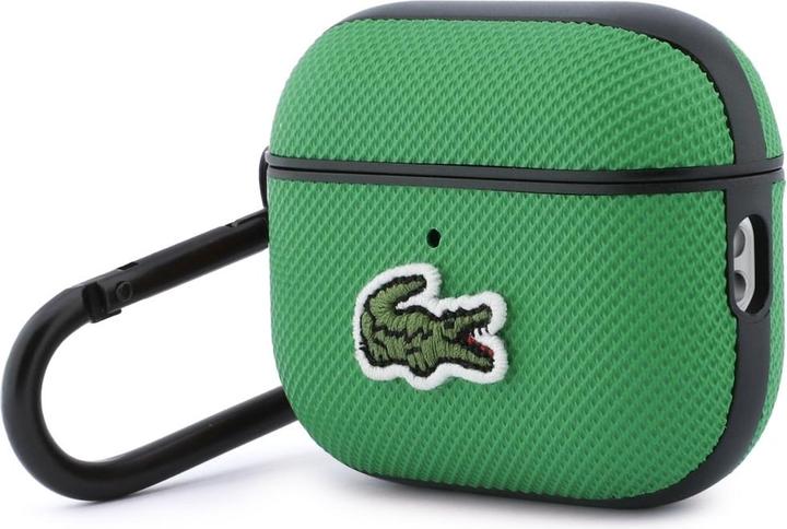 Actual product image Lacoste Case Petit Pique Croc Logo for AirPods Pro 3 green (Headphone sleeve)