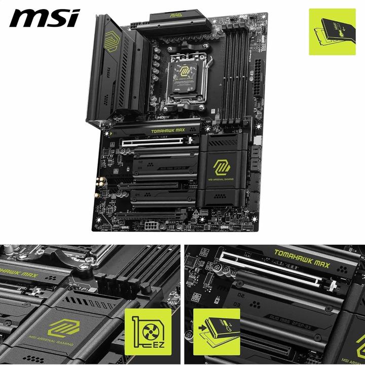 Productafbeelding MSI MAG B850 Tomahawk Max WIFI (AM5, AMD B850, ATX)