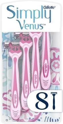 Actual product image Gillette Simply Venus Disposable Razor with Moisturizing Strip