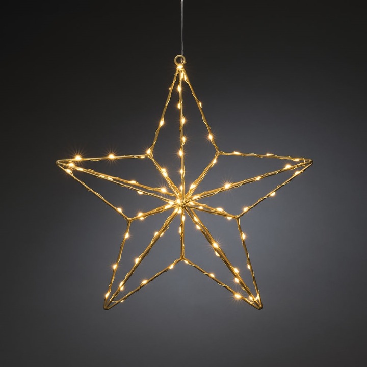 Immagine prodotto Konstsmide LED Window Hanger Gold Star 36 cm, per interni