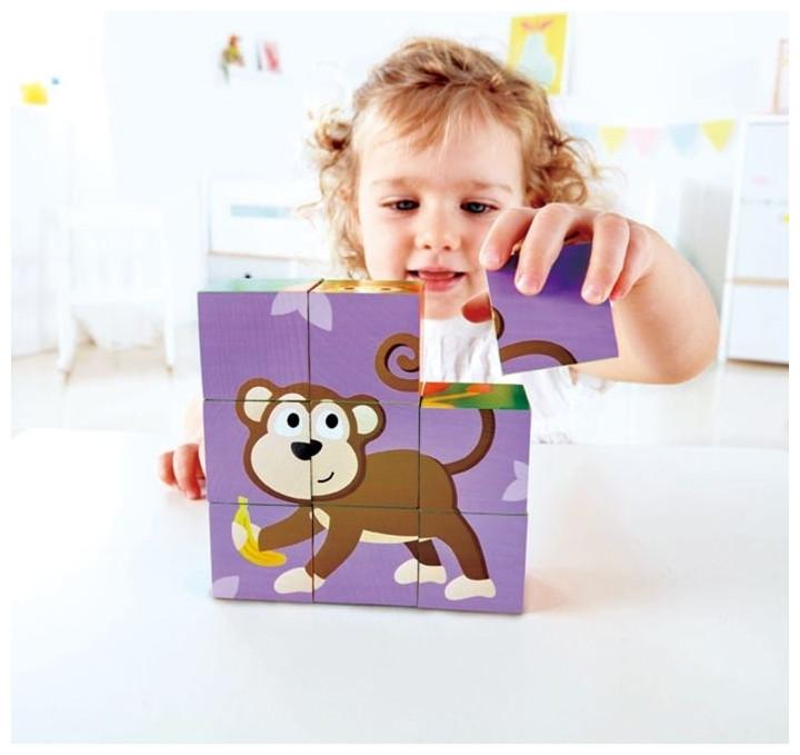 Produktbild Hape Blockpuzzle Bauernhof (9 Teile)