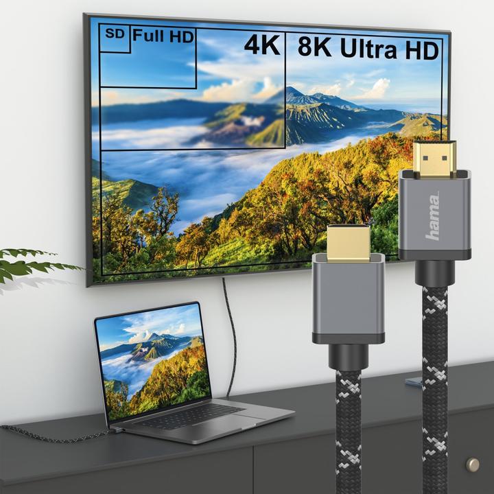 Image du produit Hama HDMI (Typ A) — HDMI (Typ A) (2 m, HDMI, 2.0)