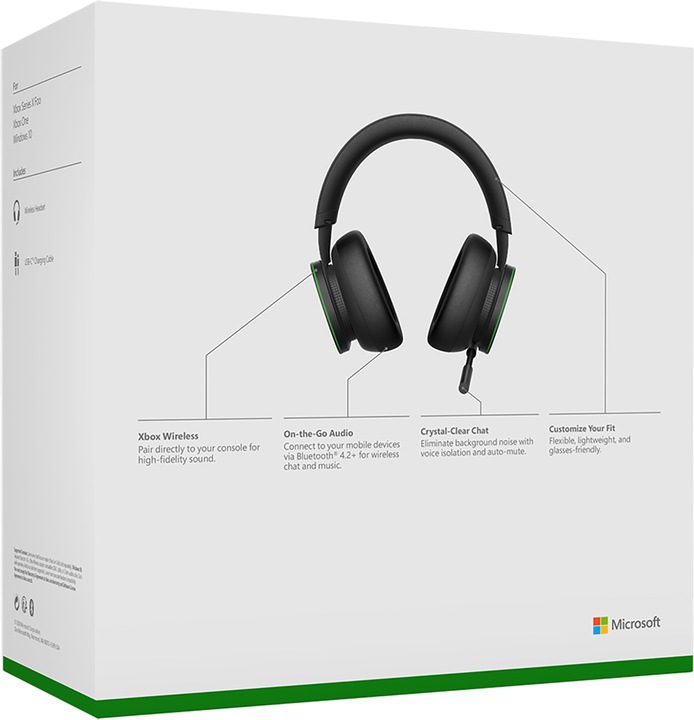 Productafbeelding Microsoft Xbox draadloze headset (Draadloze)