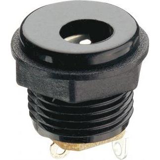 Lumberg DC Jack Socket 6.3 x 2.0mm for screw mounting, Elektronikkabel + Stecker, Schwarz