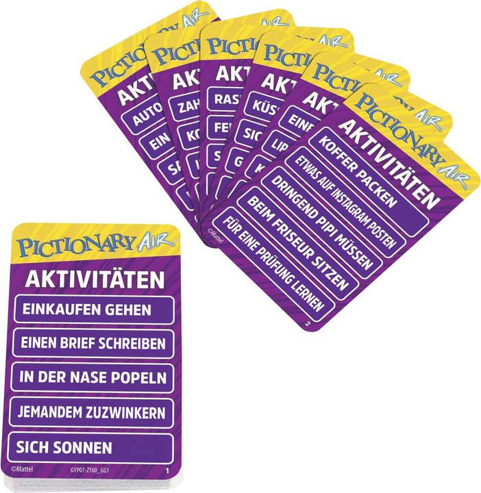 Produktbild Mattel Games Pictionary Air Extension Pack Activities (2 - 10 Spieler)