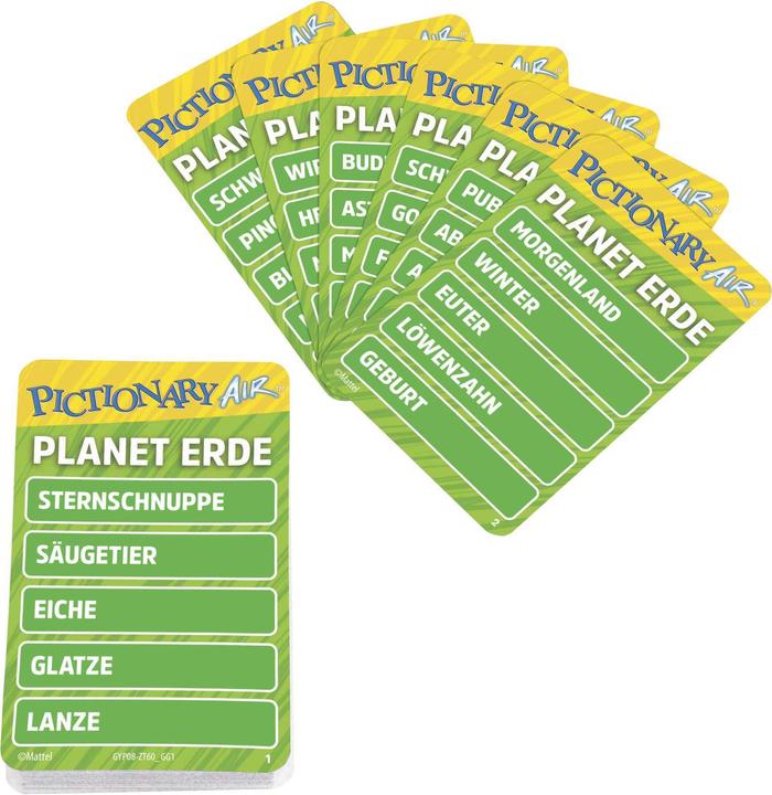 Produktbild Mattel Games Pictionary Air Extension Pack Planet Erde (2 - 10 Spieler)