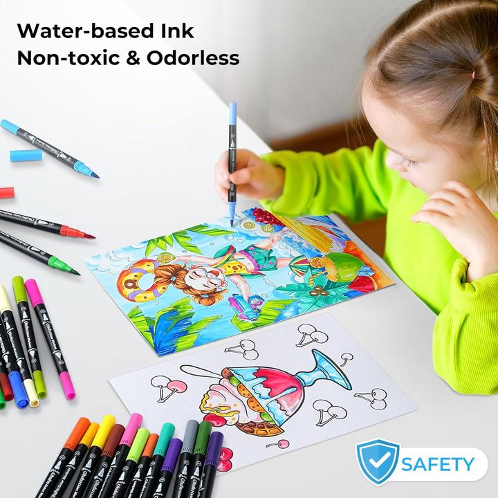 Image du produit Ohuhu Crayons à pinceau Maui (Multicolore, 120 x)