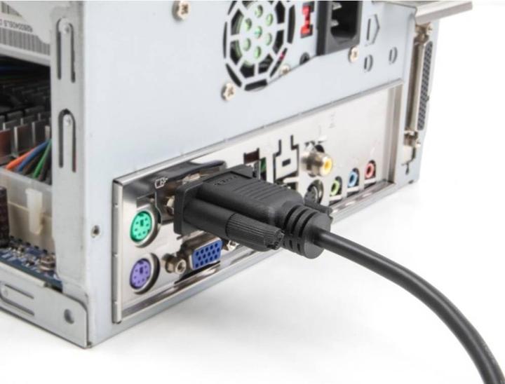 Produktbild Delock Seriell Kabel RS-232 D-Sub9 Stecker zu Buchse mit schmalem (1 m)