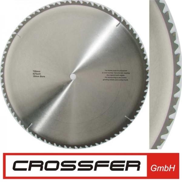 Image du produit Crossfer - QUALITÄTS HM-SÄGEBLATT HOLZ-GROBSCHNITT 700 MM Bohrung 30mm / 42 Zähne