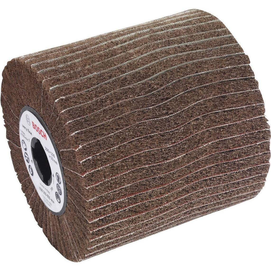 Thumbnail - Bosch Professional Zubehör, Schleifmittel, Lamellenschleifwalze mit Vlies, 19 mm, grob, 100 mm (Grob)