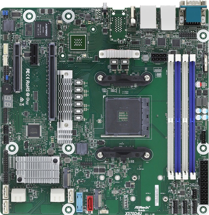 Produktbild AsRock X570D4U (AM4, AMD X570, mATX)