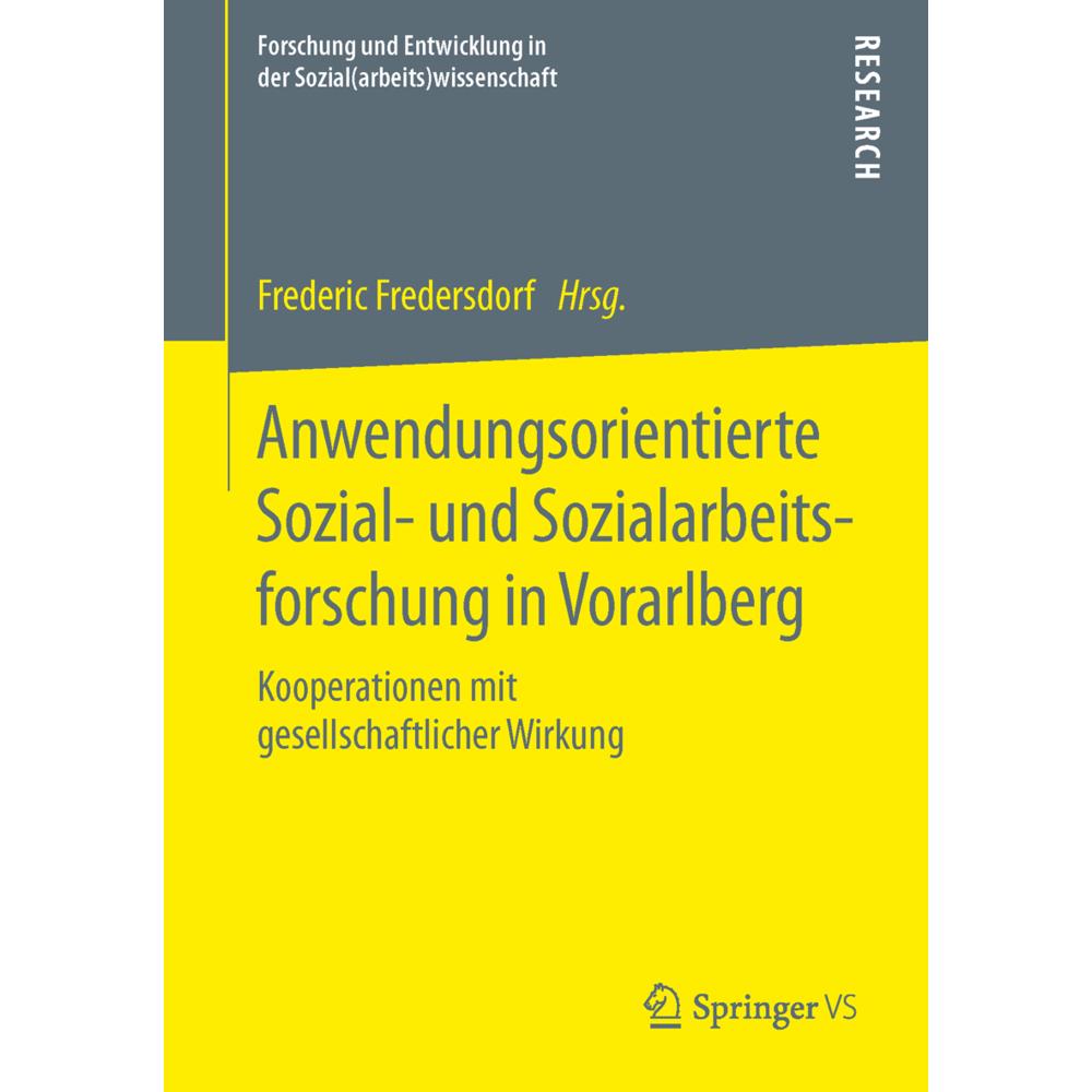 Anwendungsorientierte Sozial- und Sozialarbeitsforschung in Vorarlberg, Fachbücher