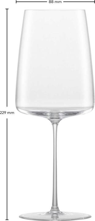 Produktbild Zwiesel Weinglas Simplify 1 (55.50 cl, 2 Gläser, Weissweingläser)