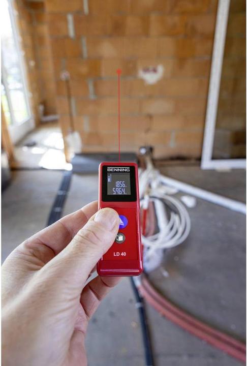 Actual product image Benning BENN Laser Distance Meter (40 m, 650 nm)