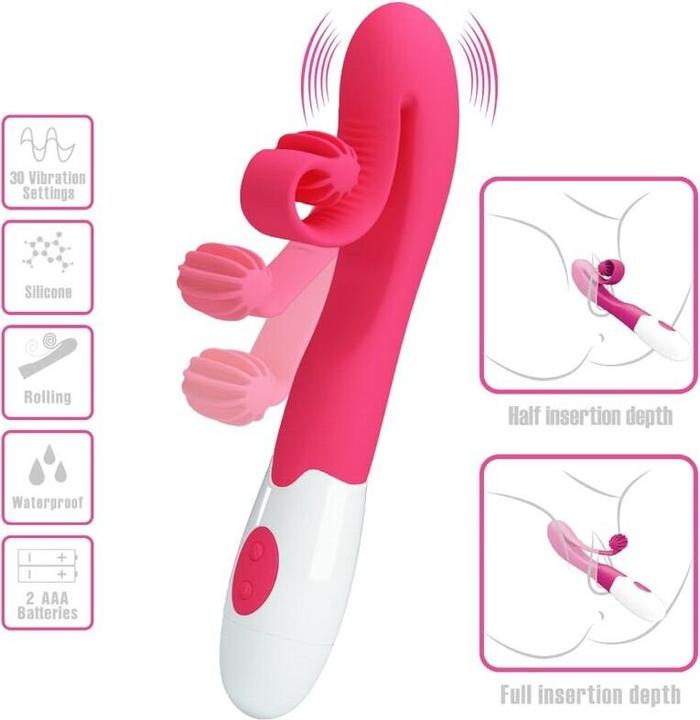 Immagine prodotto Dream Toys Romance - Vibratore E Stimolatore A 30 Velocità Rosa