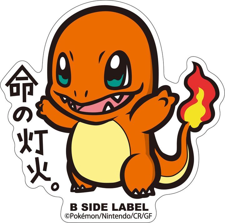 Image du produit Pokémon Charmander Sticker B-Side Label