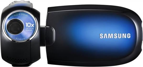 Actual product image Samsung SMX-C20, Flash Camcorder, 10x Zoom, Blue