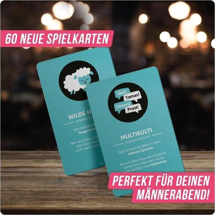 Produktbild Denkriesen klattschen® -MÄNNERABEND - Die offizielle Erweiterung des Kult-Trinkspiels