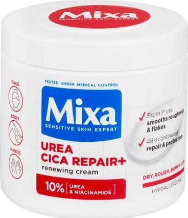 Mixa Urea Cica Crème Réparatrice+ Rénovatrice (Crème pour le corps, 400 ml)