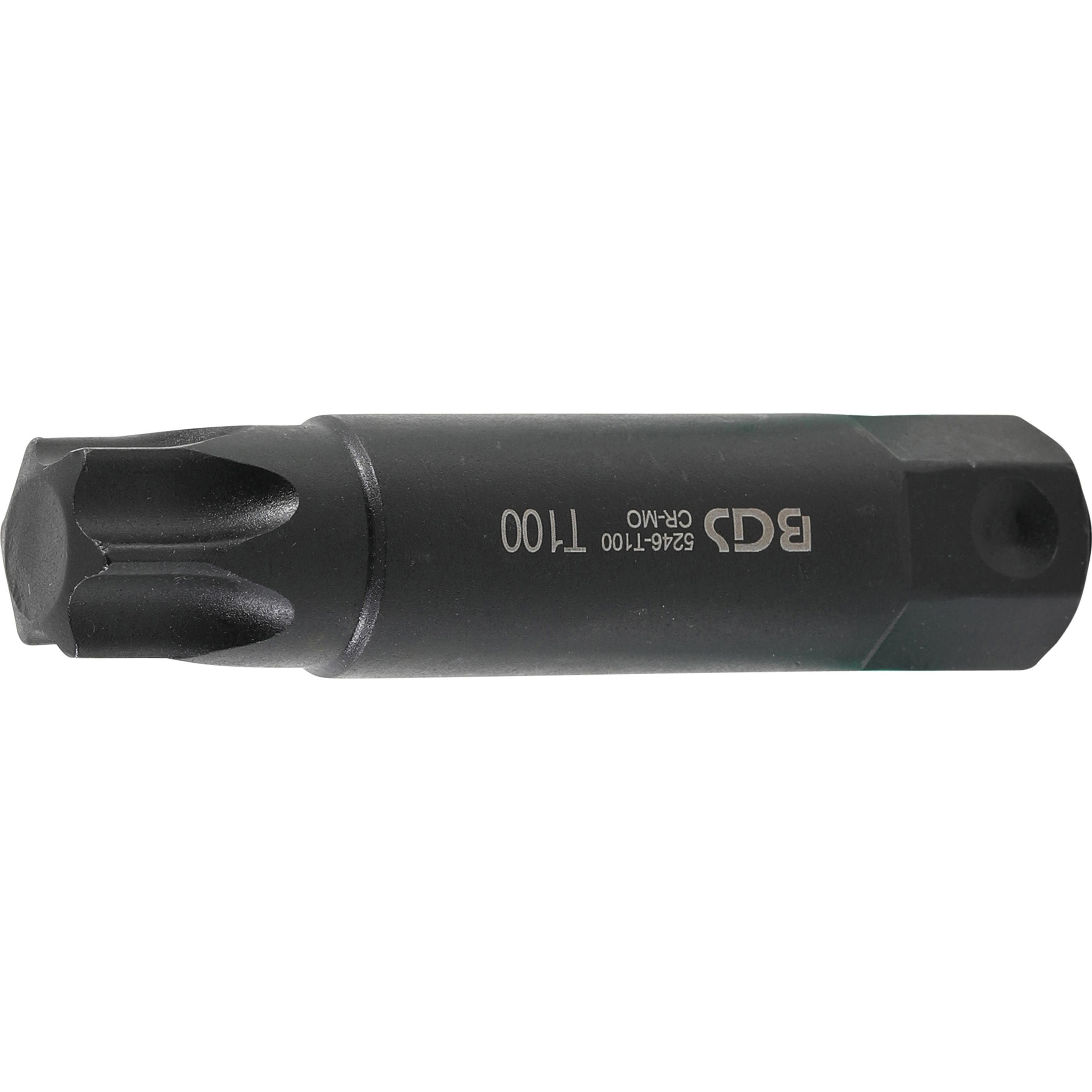 BGS, Bits, Bit Länge 100 mm Antrieb Aussensechskant 22 mm T-Profil (für Torx) T100 (T100)