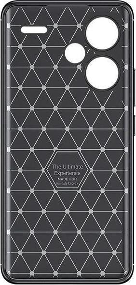 Actual product image - Beline Case Carbon Armor Xiaomi Redmi Note 13 Pro+ czarny/black box (Xiaomi Redmi Note 13 Pro+)