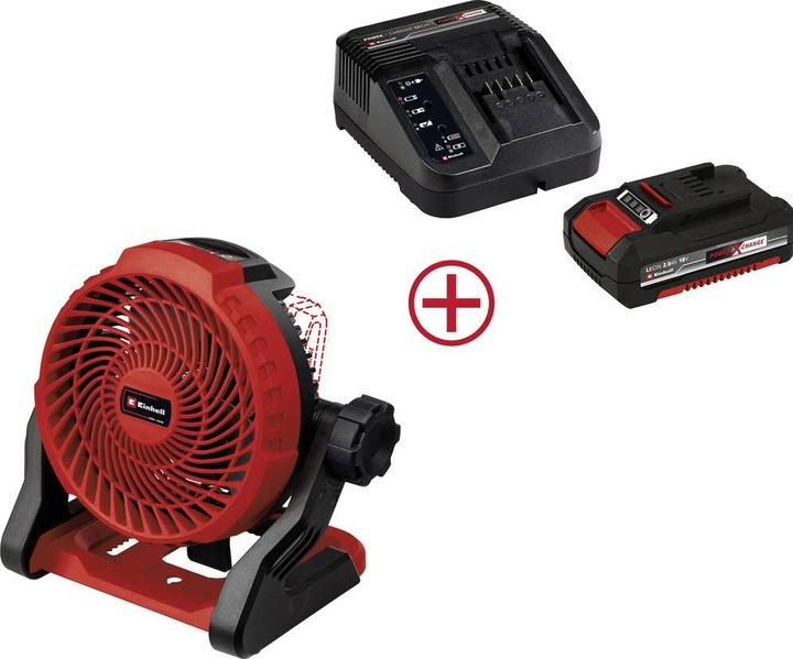 Actual product image Einhell GE-CF 18/2200 Li (1x 2,0Ah) Power X-Change Battery Fan (Ø x H) 180mm x 270mm (61 dB)