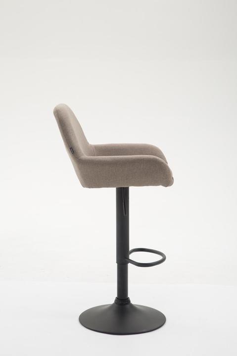 Actual product image CLP Bar stool Braga fabric, taupe