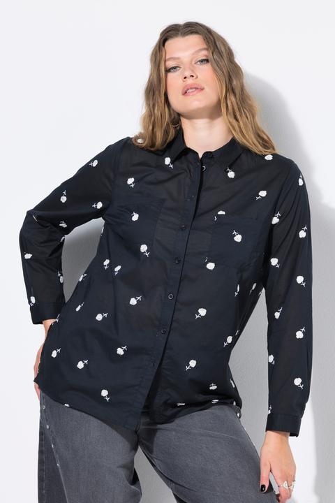 Immagine prodotto Studio Untold Camicia dal taglio squadrato con ricami floreali (58, 60)