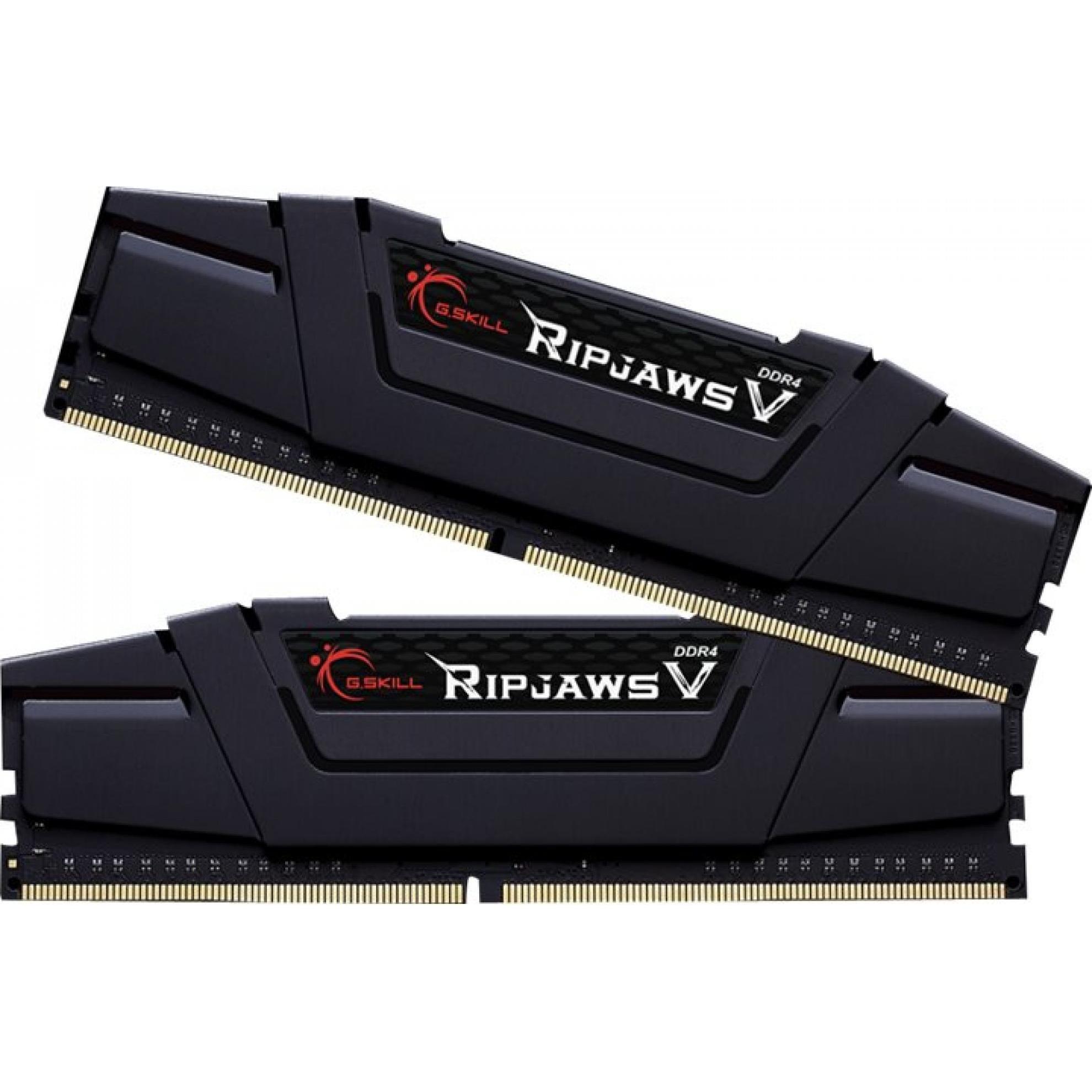 G.Skill Ripjaws V (2 x 32GB, 2666 MHz, DDR4-RAM, DIMM), RAM, Schwarz