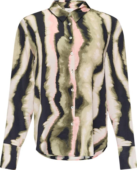 Immagine prodotto s.Oliver Bluse Satin-Bluse mit All-over-Print (36)