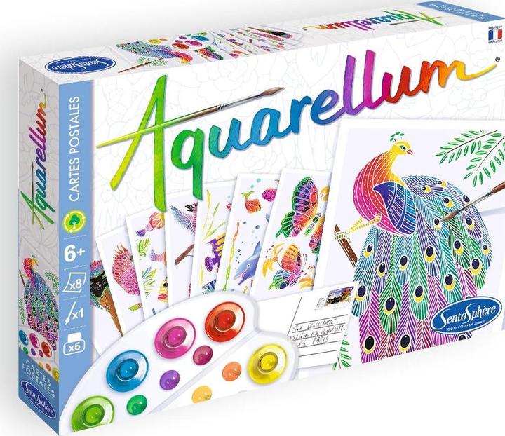 Produktbild Sentosphere Aquarellum Tiere 8 Postkarten