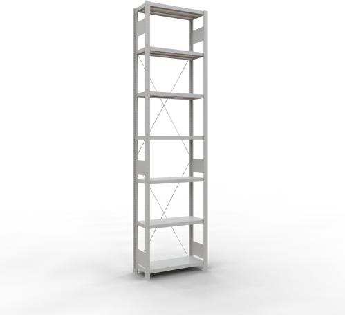 Actual product image Schulte Lagertechnik MULTIplus250 basic racking system with length ledgers