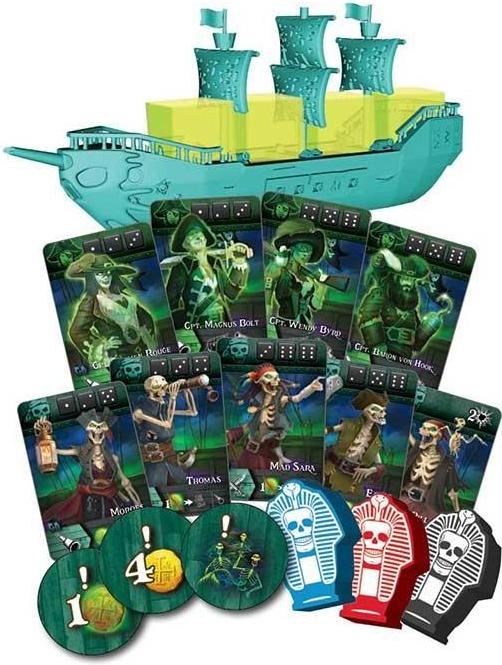 Produktbild Asmodée GAMD0005 - Tiny Epic Pirates - Fluch des Amdiak, für 1-4 Spieler, ab 12 Jahren (DE-Erw.) (Deutsch)
